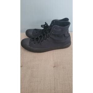 Converse Chuck Taylor All Star Men Size 10 Black Canvas Blackout Sneaker